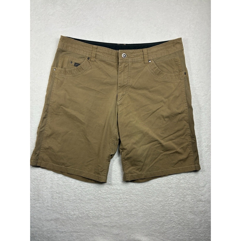 Kuhl Mens Shorts 38 Patina Brown Chino Hiking Camping